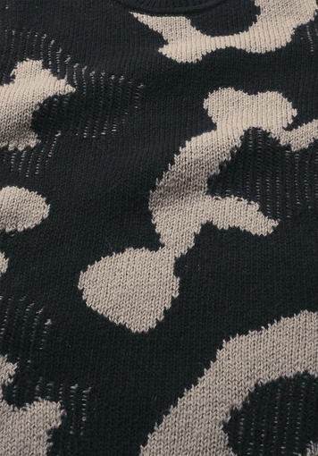Relaxed knitted pullover made from organic cotton and organic merino wool - 6