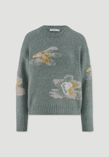Strick Pullover Relaxed aus Alpaka mit Baumwolle - 6