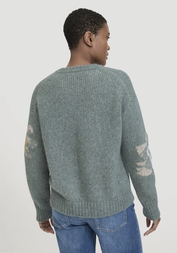 Strick Pullover Relaxed aus Alpaka mit Baumwolle - 2