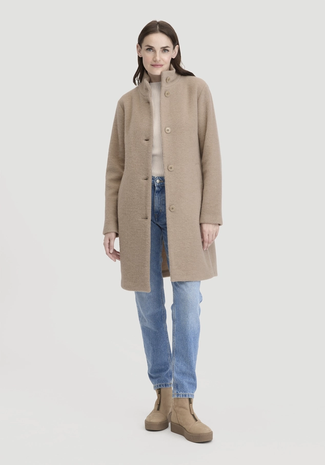 Wollfleece Mantel Regular aus reiner Bio-Merinowolle