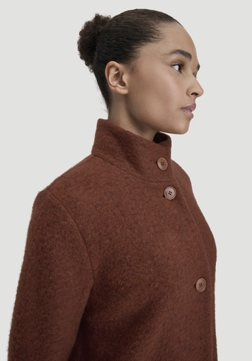 Wollfleece Mantel Regular aus reiner Bio-Merinowolle - 3