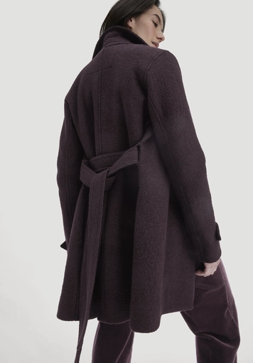 Walk coat regular made of pure organic merino wool - 4