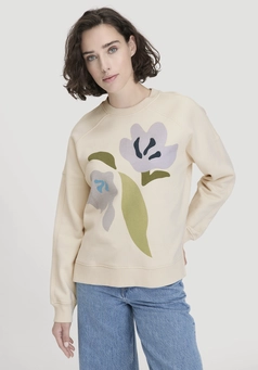 Oversized sweatshirt made from pure organic cotton