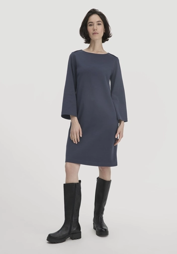 Jersey Kleid Mini Regular aus Bio-Baumwolle - 0