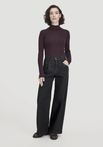 Wolle-Mix Longlseeve Fitted aus Bio-Merinowolle und TENCEL™ Lyocell - 1