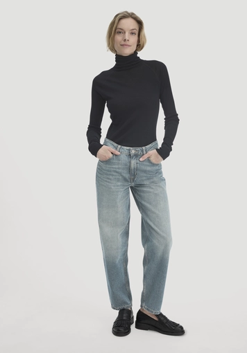 Wool mix Longlseeve Fitted made from organic merino wool and TENCEL™ Lyocell - 1
