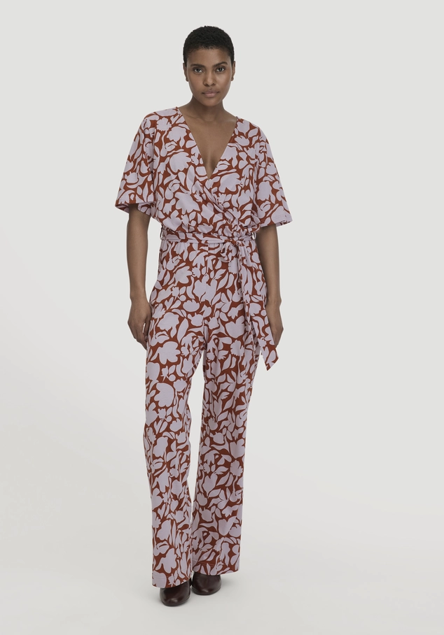 Print Jersey Overall Relaxed made from pure organic cotton