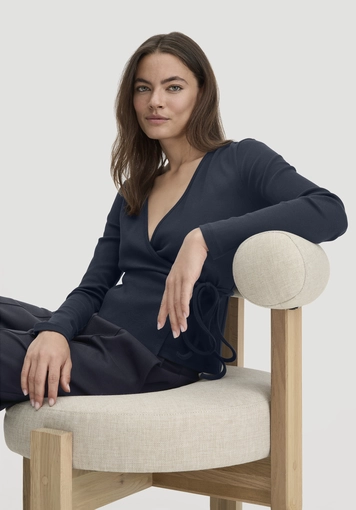 Rib Longsleeve Slim aus Bio-Baumwolle - 4