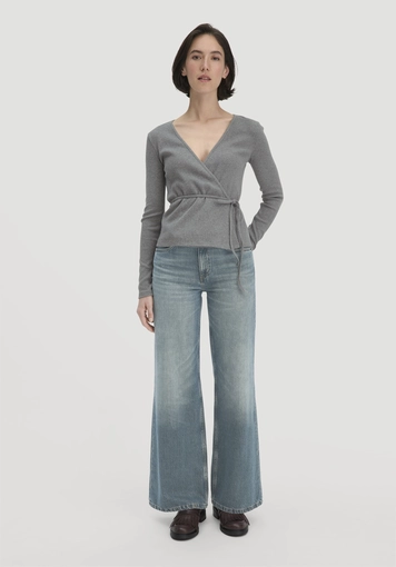 Rib Longsleeve Slim made of organic cotton - 1