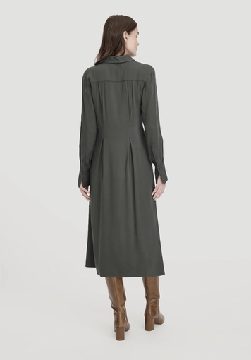 Kleid Midi Regular aus reiner LENZING™ ECOVERO™ Viskose - 1