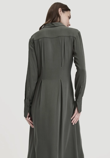 Kleid Midi Regular aus reiner LENZING™ ECOVERO™ Viskose - 2