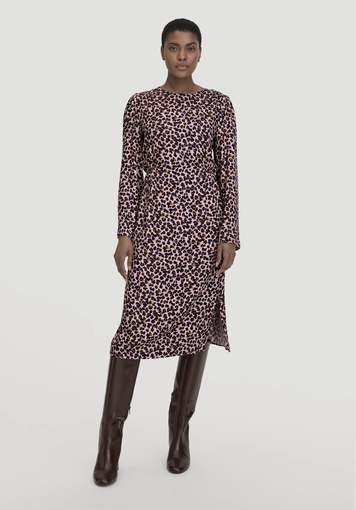 Kleid Kniebedeckend Regular aus LENZING™ ECOVERO™ Satin - 0