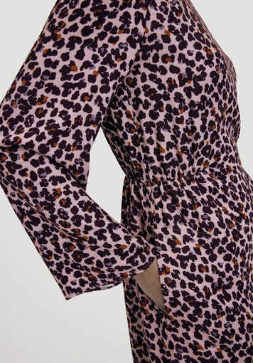Knee-length dress made of LENZING™ ECOVERO™ satin - 2