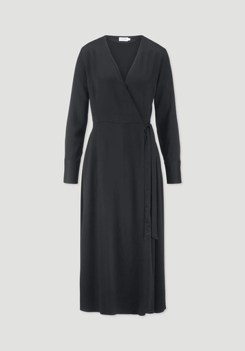 Wickelkleid Knöchellang Regular aus reiner LENZING™ ECOVERO™ Viskose - 4