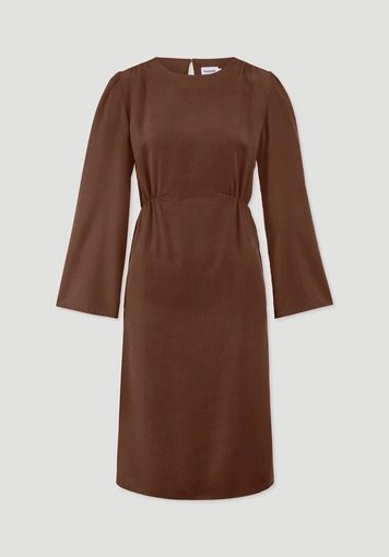 Knee-length dress made of pure TENCEL™ Lyocell - 4