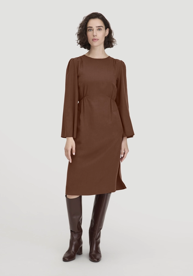 Kleid Kniebedeckend aus reinem TENCEL™ Lyocell