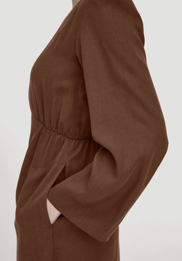 Knee-length dress made of pure TENCEL™ Lyocell - 2