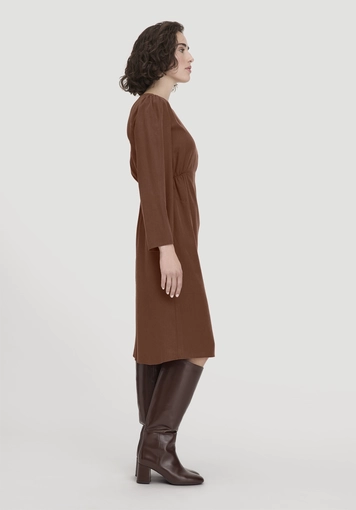 Knee-length dress made of pure TENCEL™ Lyocell - 3