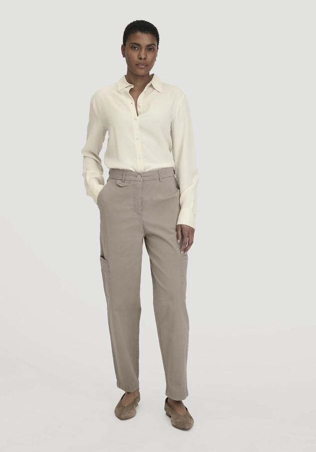 Hose Soft Utility Cargo Relaxed aus Bio-Baumwolle