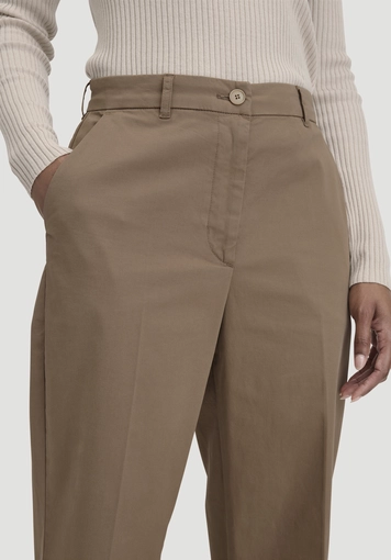 Straight-leg relaxed trousers made of organic cotton - 2
