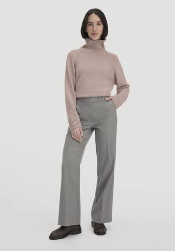 Wollhose Straight Leg Relaxed aus reiner Bio-Merinowolle - 0