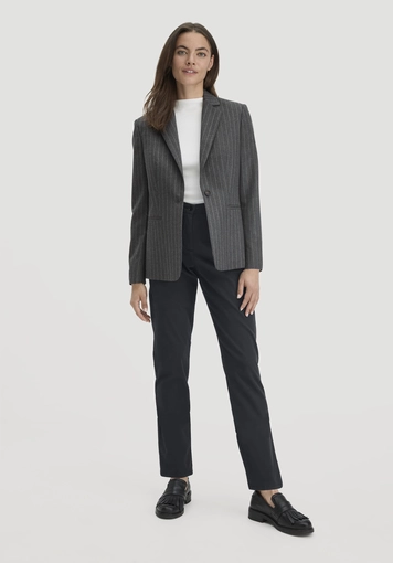 Blazer pinstripe regular made of pure new wool - 0