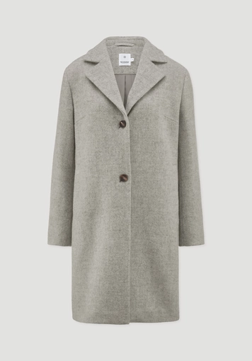 Regular coat made of pure new wool from the Deichschaf