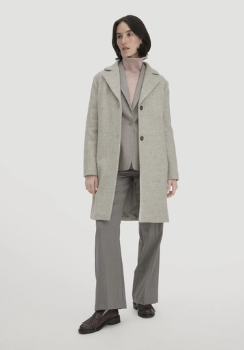 Regular coat made of pure new wool from the Deichschaf - 0