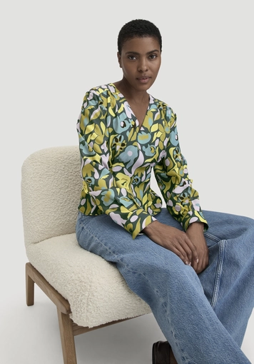 Bluse Regular aus reiner LENZING™ ECOVERO™ Viskose - 4