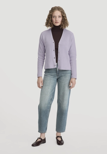 Strick Jacke Relaxed aus reiner Bio-Baumwolle - 1
