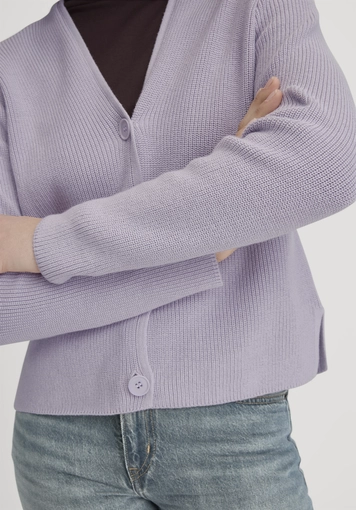 Strick Jacke Relaxed aus reiner Bio-Baumwolle - 3