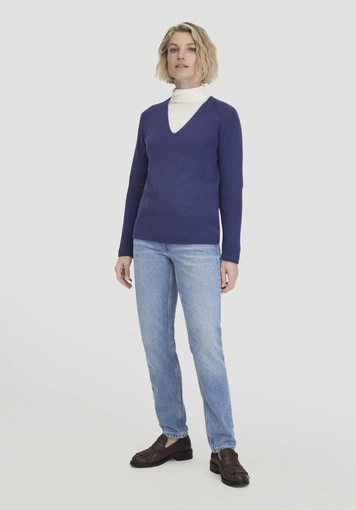 Strick Pullover Regular aus reiner Bio-Baumwolle - 1
