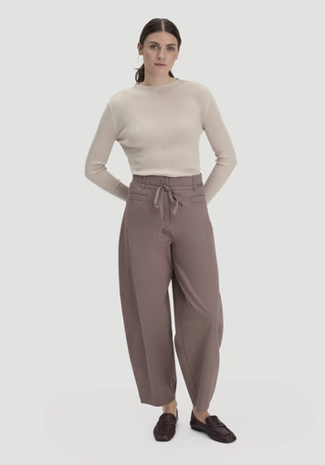 Strick Pullover Fitted aus TENCEL™ Lyocell mit Bio-Baumwolle - 1