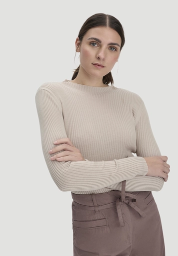Strick Pullover Fitted aus TENCEL™ Lyocell mit Bio-Baumwolle - 3