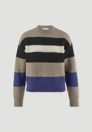 Strick Pullover Relaxed aus Bio-Merinowolle mit Recyclinganteil - 4