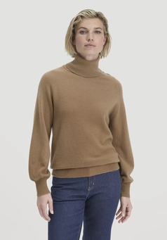 Rollkragen Pullover Relaxed BETTER RECYCLING aus reinem Cashmere