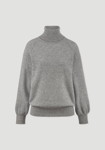 Relaxed BETTER RECYCLING turtleneck sweater made from pure cashmere - 5