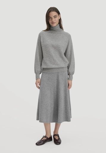 Rollkragen Pullover Relaxed BETTER RECYCLING aus reinem Cashmere - 1