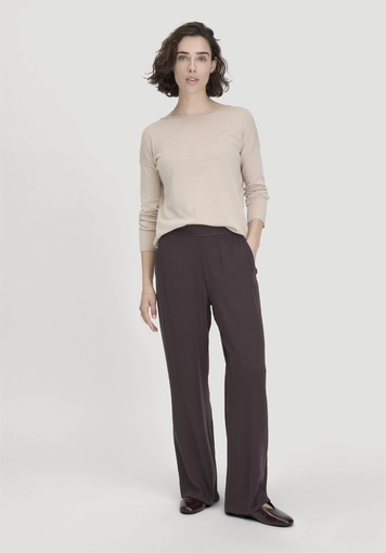 Hose Wide Leg Relaxed aus reiner LENZING™ ECOVERO™ Viskose - 0
