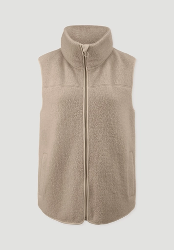 Wollfleece Weste Regular aus reiner Merinowolle Wollfleece Weste Regular aus reiner Merinowolle