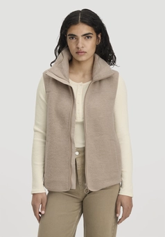 Wollfleece Weste Regular aus reiner Merinowolle