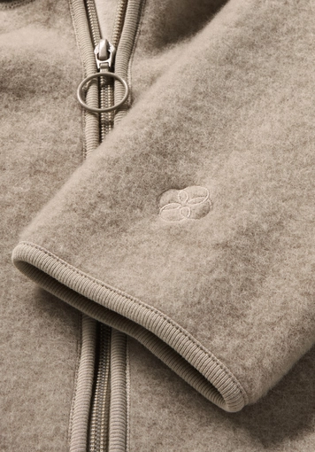 Wollfleece Jacke Oversize aus reiner Bio-Merinowolle - 5