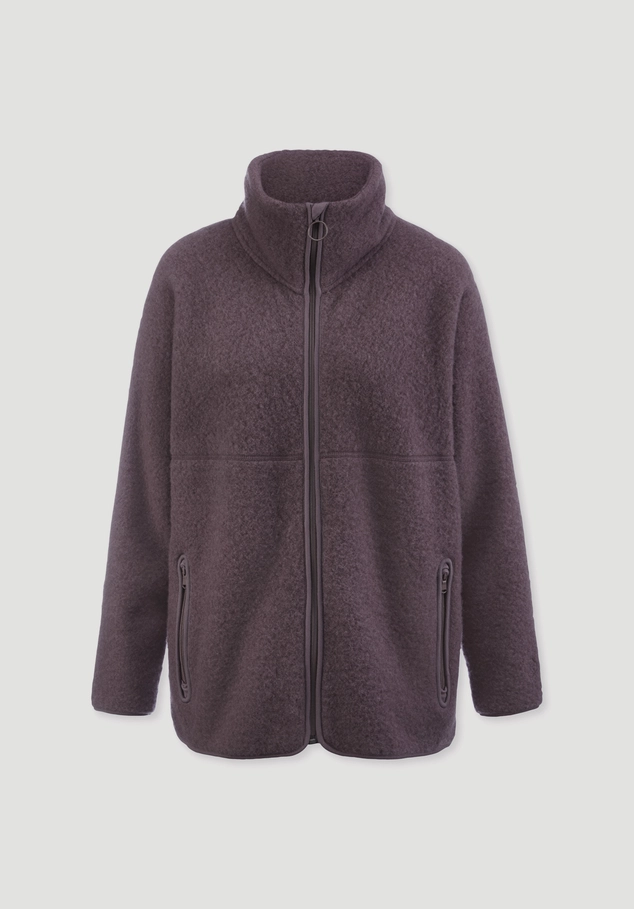 Hessnatur Wollfleece Mantel Damen Wool Jacket Walkjacke Hess Natur