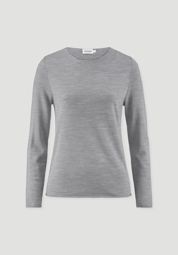 Regular knit sweater made from pure organic merino wool - 5