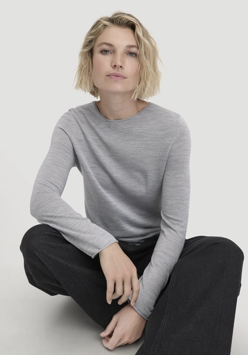 Strick Pullover Regular aus reiner Bio-Merinowolle - 4
