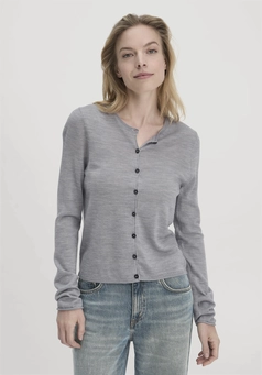 Strick Jacke Regular aus reiner Bio-Merinowolle