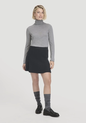 Strick Rollkragen Pullover Slim aus reiner Bio-Merinowolle - 1
