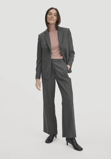 Strick Rollkragen Pullover Slim aus reiner Bio-Merinowolle - 1