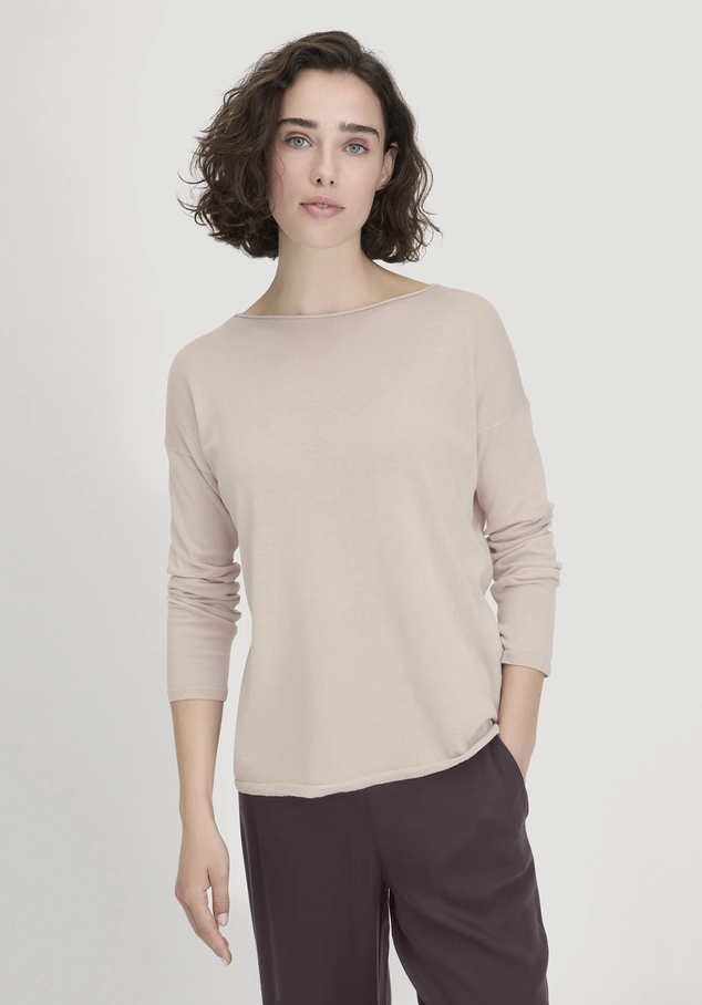 Strick Pullover Oversize aus TENCEL™ Lyocell mit Bio-Baumwolle