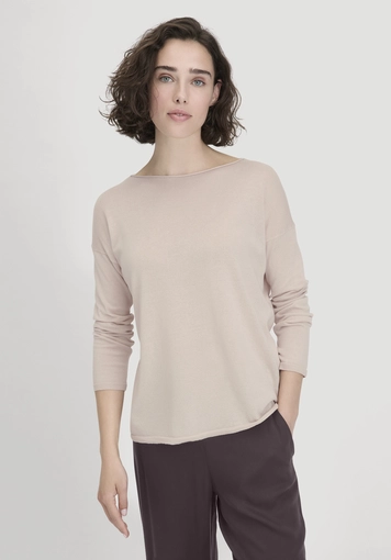 Strick Pullover Oversize aus TENCEL™ Lyocell mit Bio-Baumwolle - 0